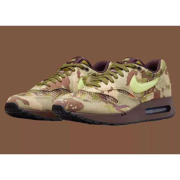 Nike Air Max 1 '86 OG Camo Mens Size 11.5 FN8358-200 Light Lemon Twist New - Picture 1 of 16